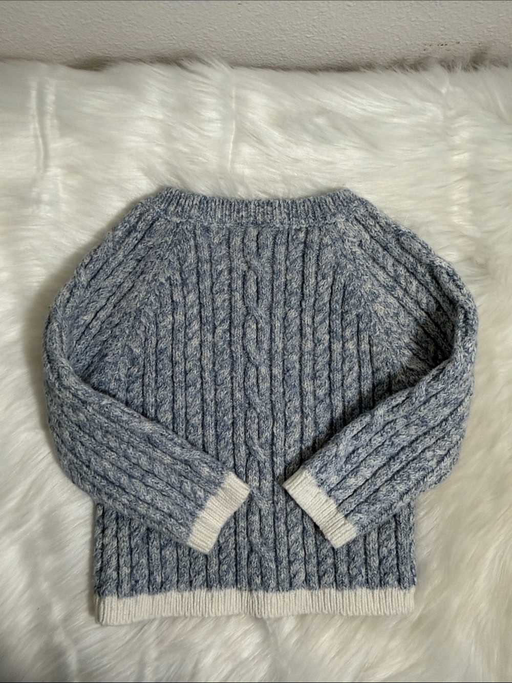 Janie and Jack Knit Sweater & Navy Pants Set - Picture 6 of 8